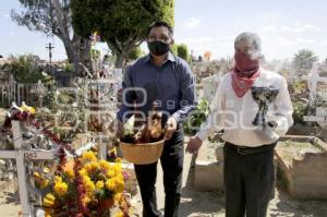 CORONAVIRUS . CHOLULA . PANTEONES