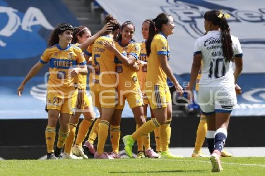 FÚTBOL FEMENIL . PUEBLA VS TIGRES