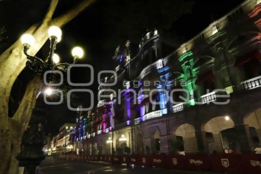 AYUNTAMIENTO . ILUMINACIÓN LGBTTTI