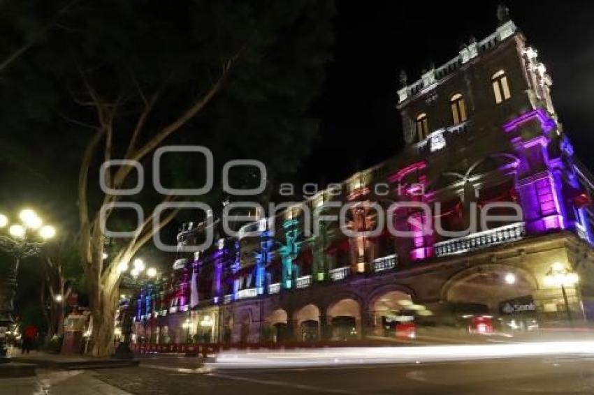 AYUNTAMIENTO . ILUMINACIÓN LGBTTTI