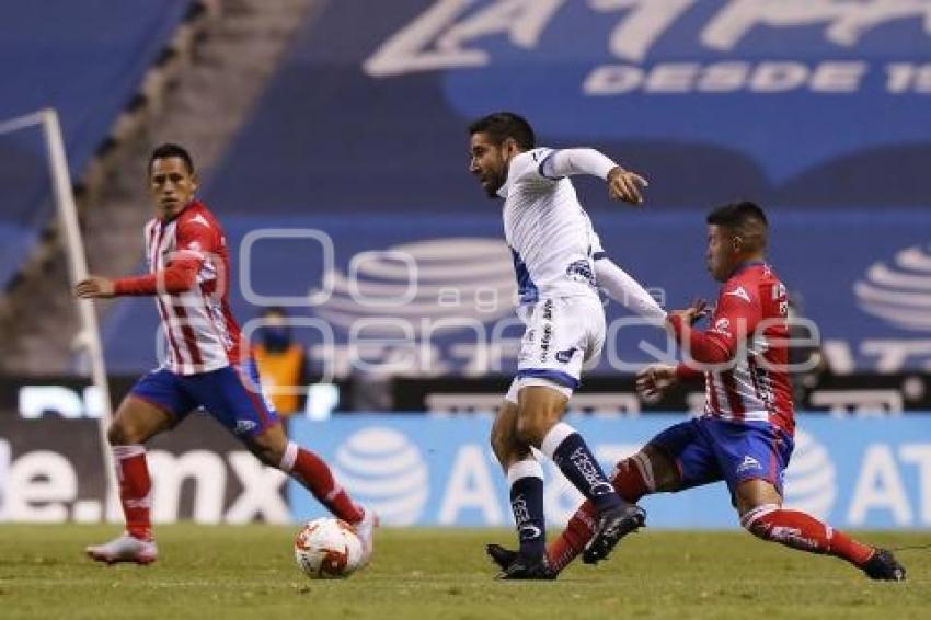 FÚTBOL . CLUB PUEBLA VS SAN LUIS