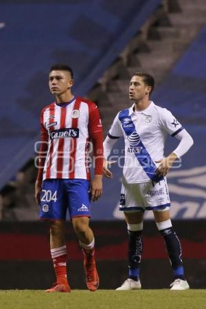 FÚTBOL . CLUB PUEBLA VS SAN LUIS