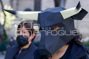 MANIFESTACIÓN . MOVIMIENTO ANIMALISTA