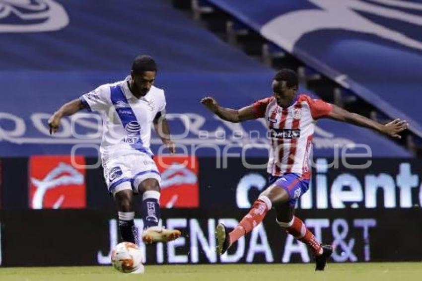 FÚTBOL . CLUB PUEBLA VS SAN LUIS