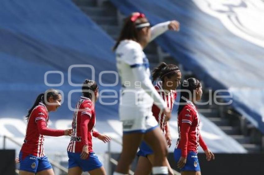 FÚTBOL FEMENIL . PUEBLA VS CHIVAS