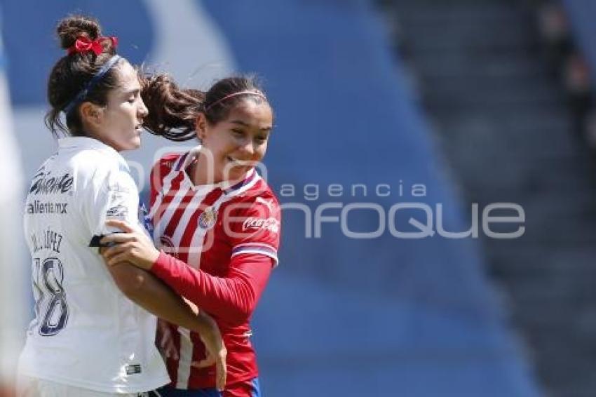 FÚTBOL FEMENIL . PUEBLA VS CHIVAS