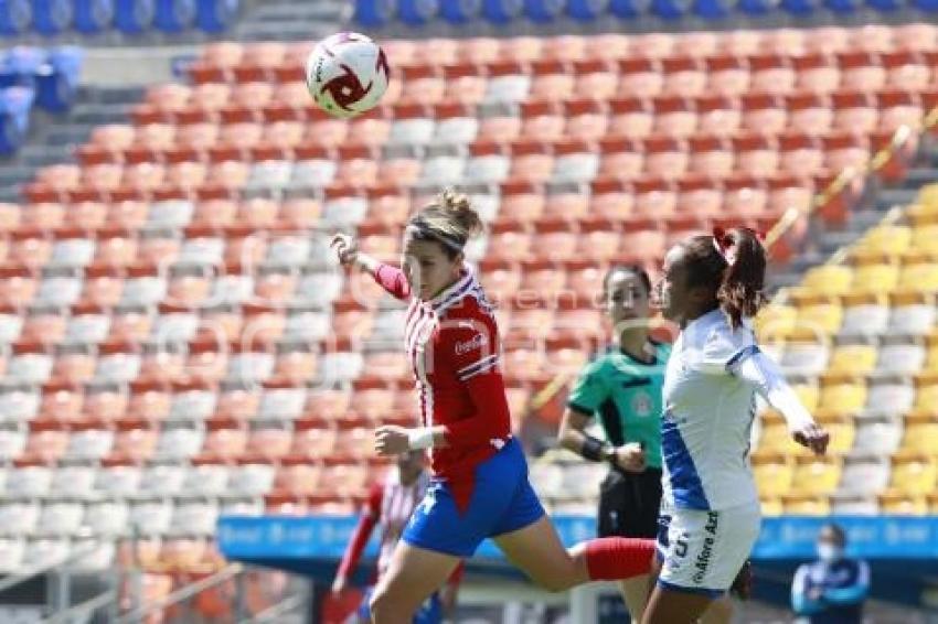 FÚTBOL FEMENIL . PUEBLA VS CHIVAS