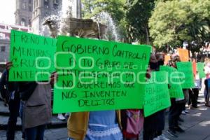 MANIFESTACIÓN COMERCIANTES AMBULANTES