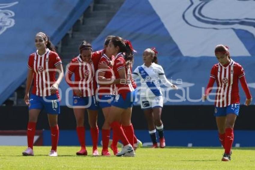 FÚTBOL FEMENIL . PUEBLA VS CHIVAS