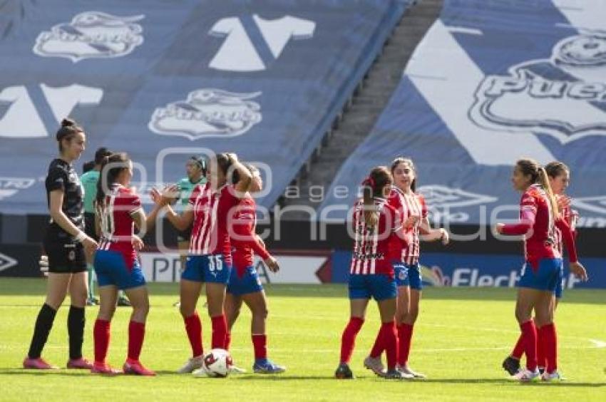 FÚTBOL FEMENIL . PUEBLA VS CHIVAS