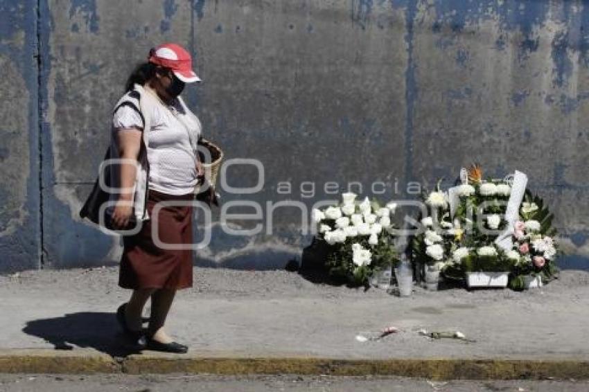 OFRENDA ACCIDENTE MUSTANG