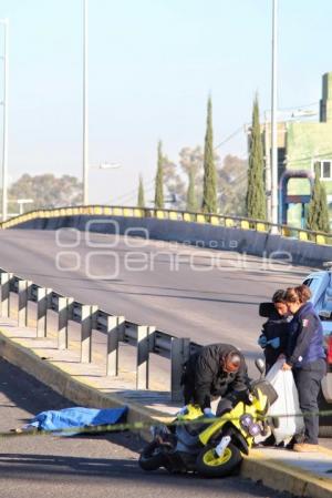 NOTA ROJA . MOTOCICLISTA XONACATEPEC