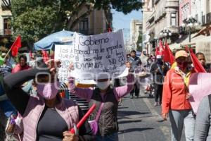 MANIFESTACIÓN . ANTORCHA CAMPESINA