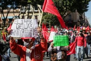 MANIFESTACIÓN . ANTORCHA CAMPESINA