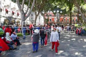 MANIFESTACIÓN . ANTORCHA CAMPESINA