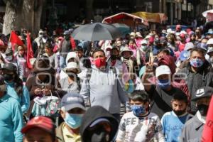 MANIFESTACIÓN . ANTORCHA CAMPESINA