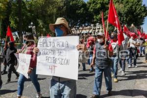 MANIFESTACIÓN . ANTORCHA CAMPESINA