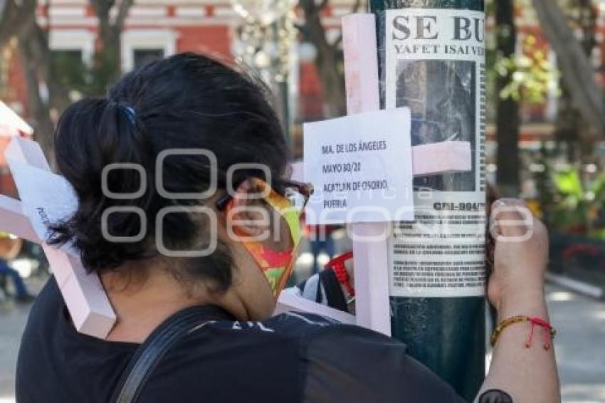 PROTESTA . MUJERES DESAPARECIDAS