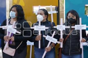 PROTESTA . MUJERES DESAPARECIDAS