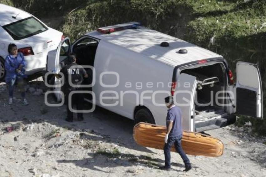 CANOA . LEVANTAMIENTO DE CADÁVER 