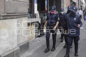 CONGRESO . INGRESO POLICÍAS