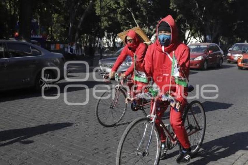 VIRGEN DE GUADALUPE . CICLISTAS