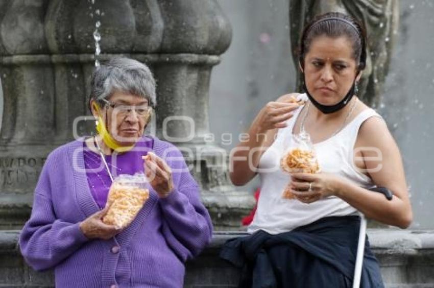 ZÓCALO . CIERRE TEMPORAL