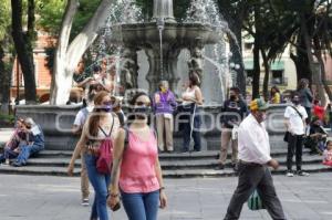 ZÓCALO . CIERRE TEMPORAL