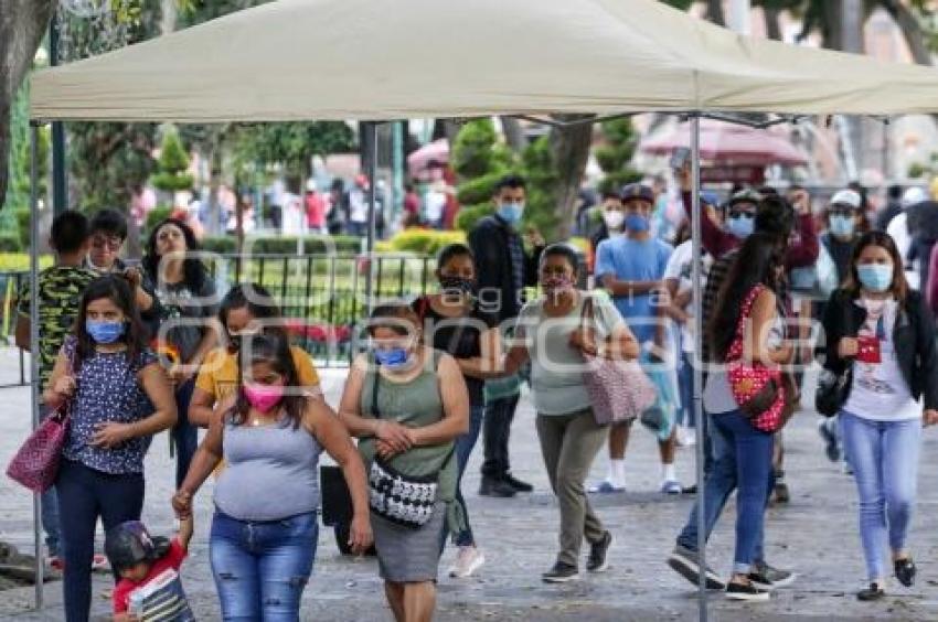 ZÓCALO . CIERRE TEMPORAL