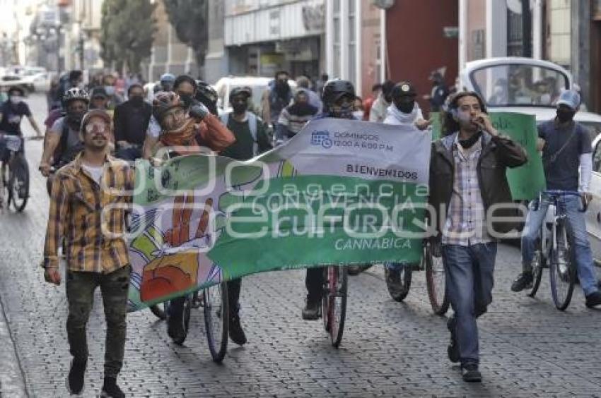 MANIFESTACIÓN GRUPOS CANNÁBICOS