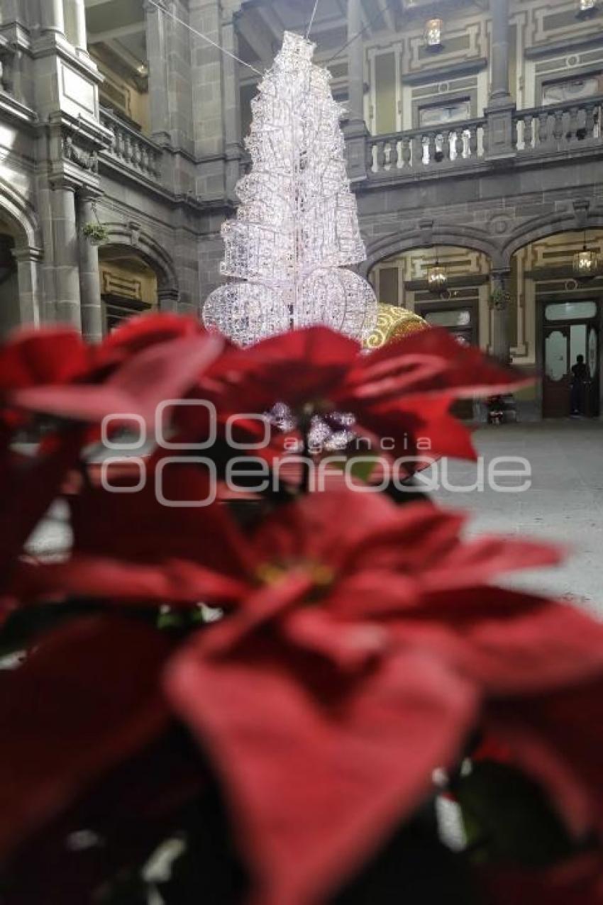 PALACIO MUNICIPAL . ADORNOS NAVIDEÑOS