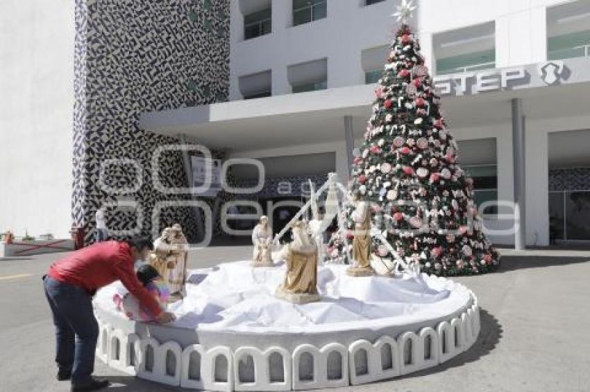 ISSSTEP . ÁRBOL DE NAVIDAD