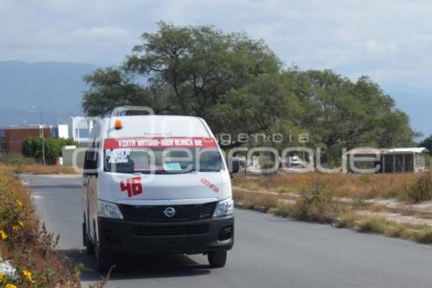 TEHUACÁN . CONFLICTO TRANSPORTISTAS