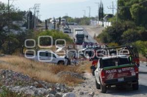 TEHUACÁN . ACCIDENTE AUTOMOVILÍSTICO