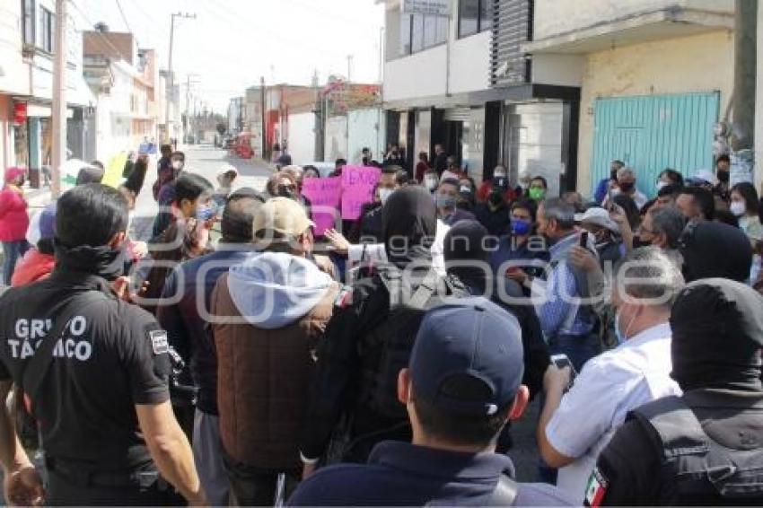 TEXMELUCAN . MANIFESTACIÓN INSEGURIDAD