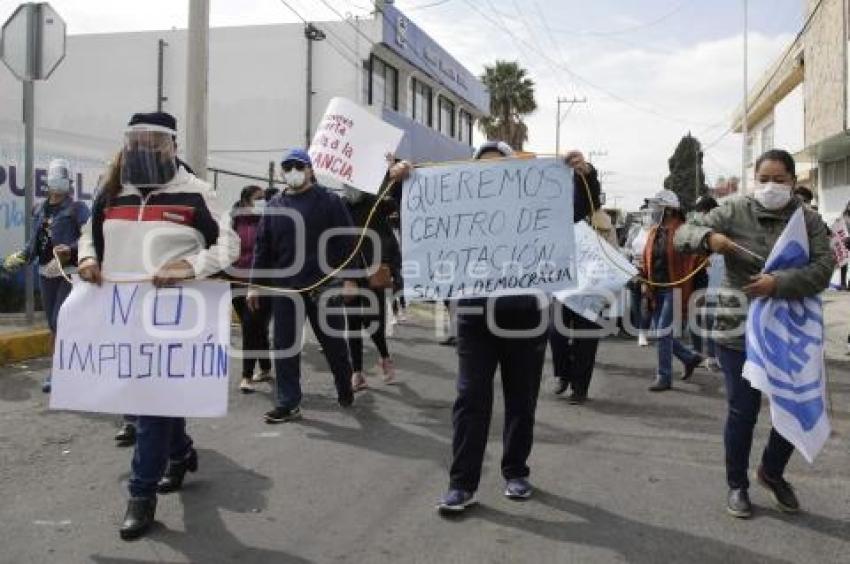 MANIFESTACIÓN PANISTAS DE CHOLULA