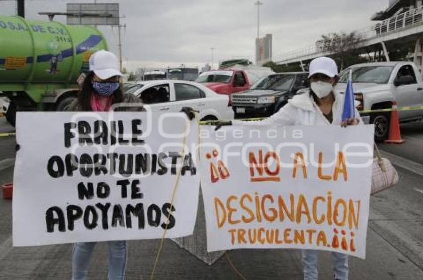 CIERRE VÍA ATLIXCÁYOTL . PANISTAS