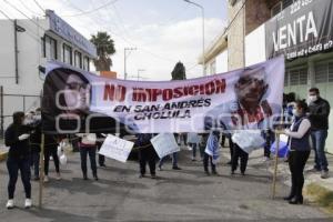 MANIFESTACIÓN PANISTAS DE CHOLULA