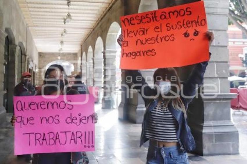 MANIFESTACIÓN COMERCIANTES