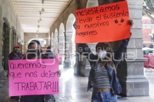 MANIFESTACIÓN COMERCIANTES