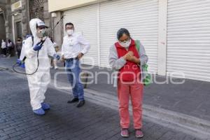 SANITIZACIÓN . CENTRO HISTÓRICO