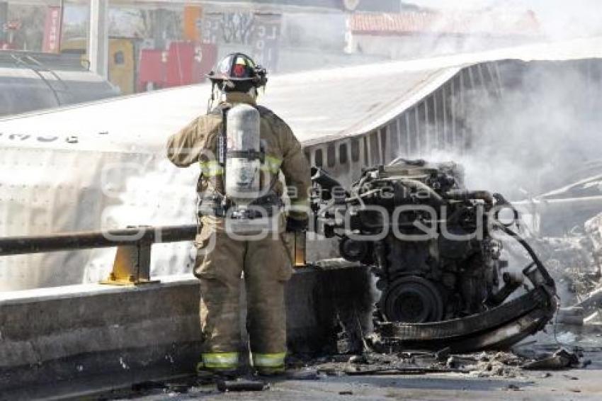 SEGURIDAD . INCENDIO POR CHOQUE