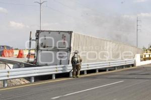 SEGURIDAD . INCENDIO POR CHOQUE