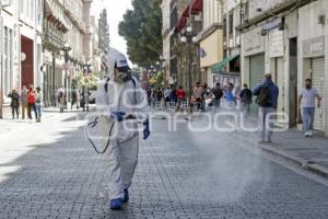 SANITIZACIÓN . CENTRO HISTÓRICO