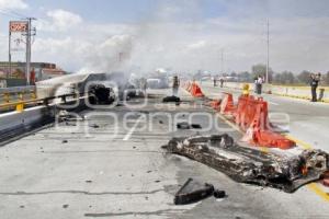 SEGURIDAD . INCENDIO POR CHOQUE