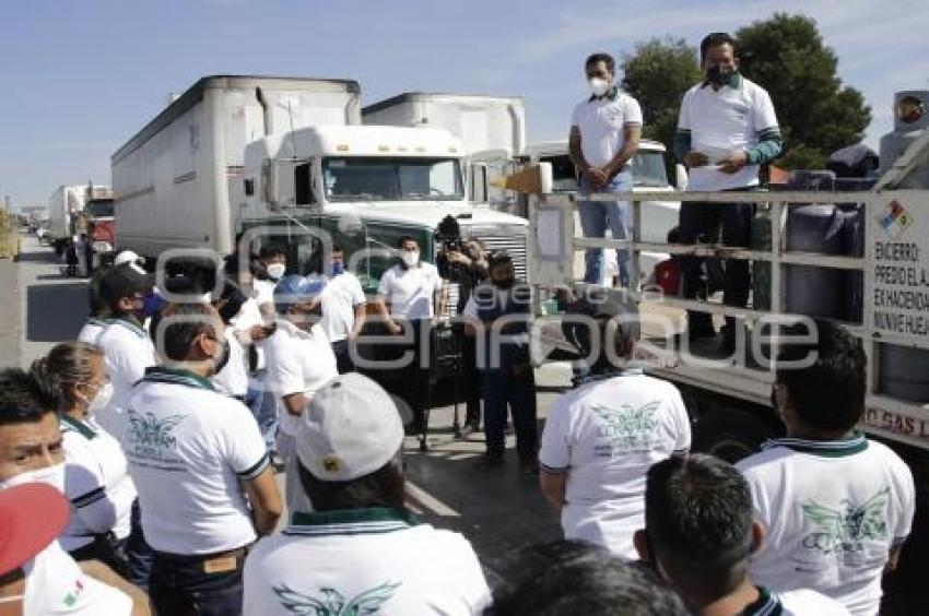 MANIFESTACIÓN TRANSPORTISTAS CONATRAM