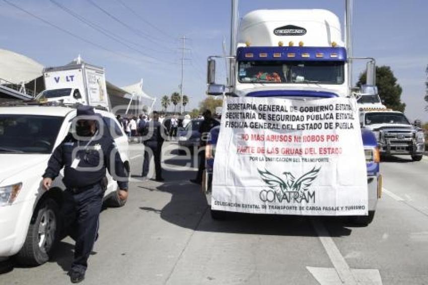 MANIFESTACIÓN TRANSPORTISTAS CONATRAM