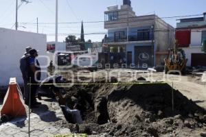 CUAUTLANCINGO . OBRA ALCANTARILLADO