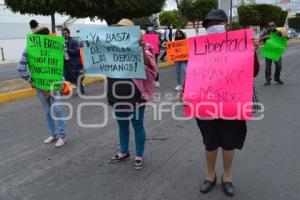 TEHUACÁN . MANIFESTACIÓN