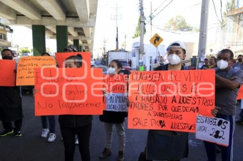 MANIFESTACIÓN LOCATARIOS AMALUCAN